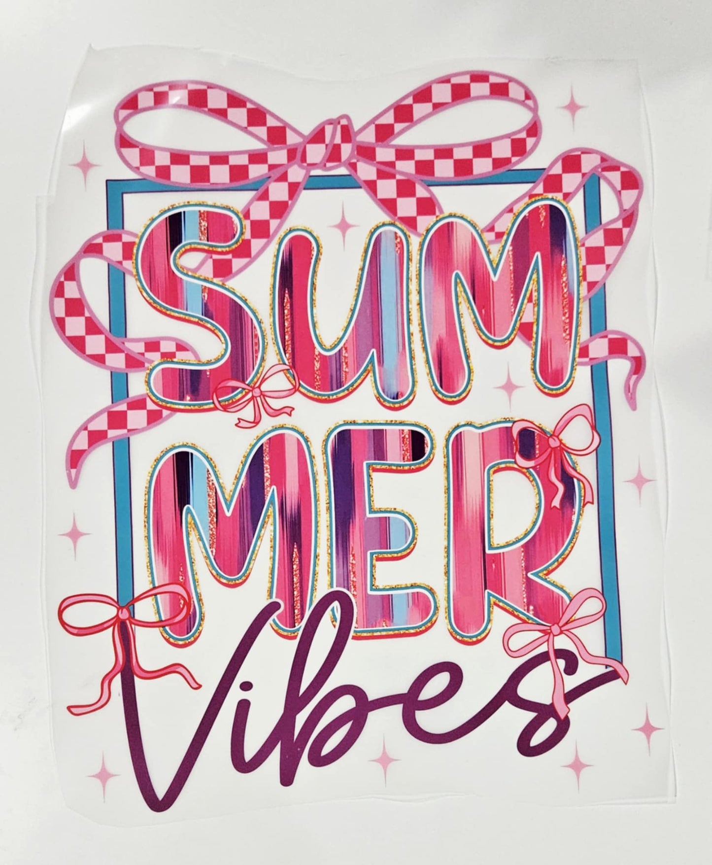 COLORFUL SUMMER VIBES COQUETTE BOW