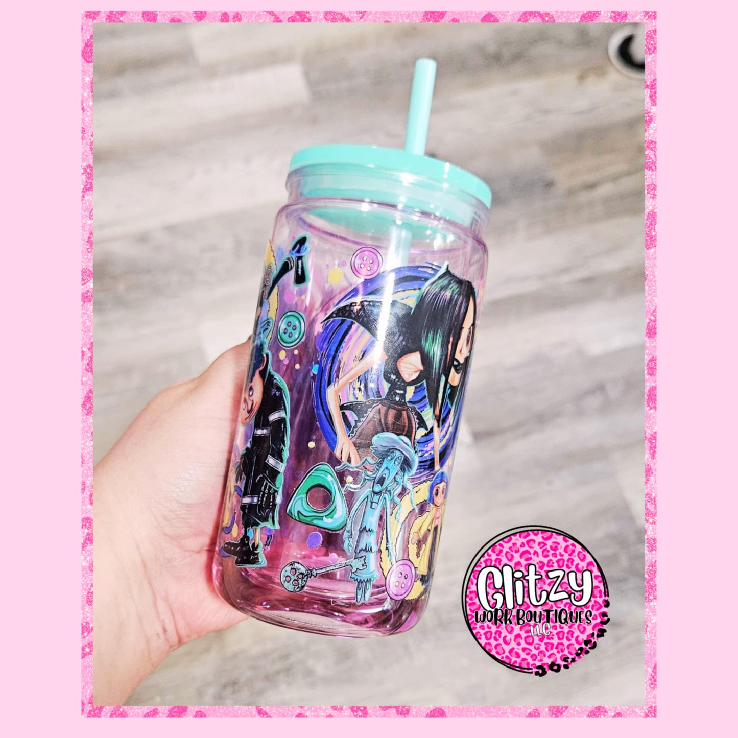 CORALINE DRIP SNOW GLOBE TUMBLER