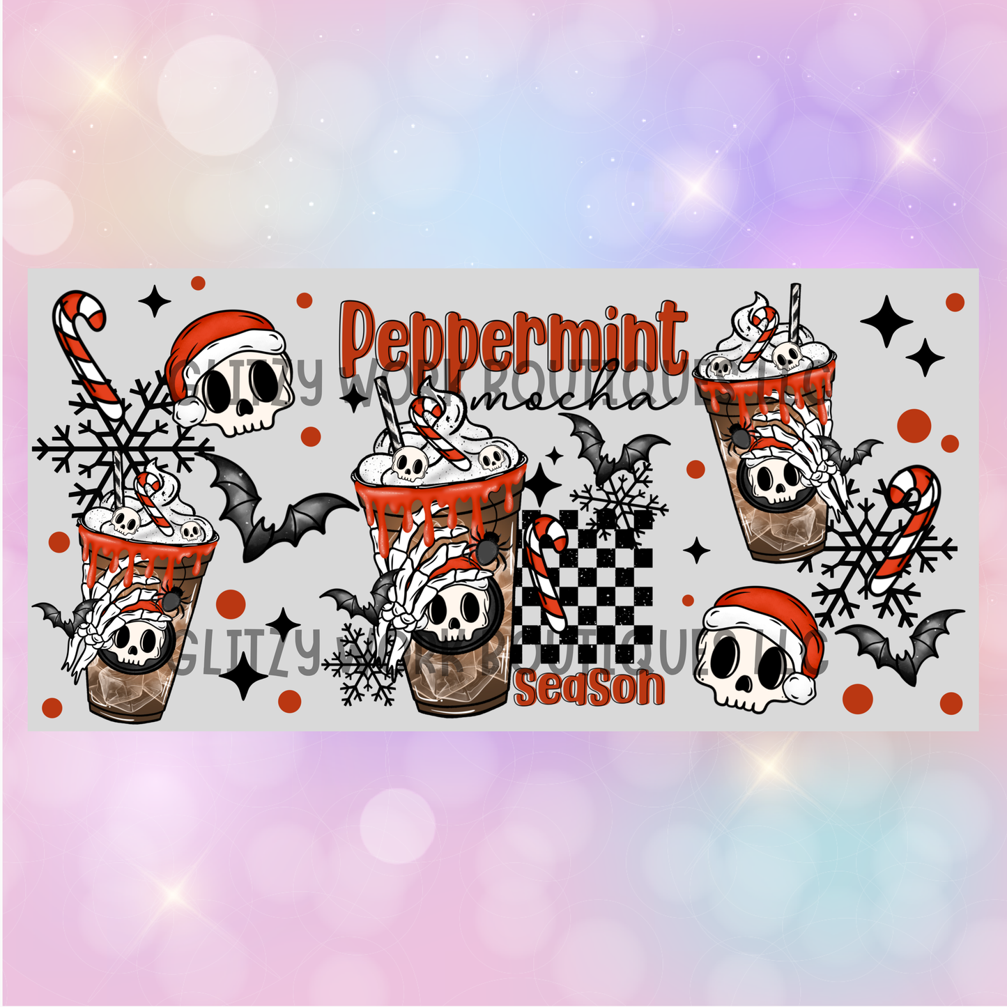 PEPPERMINT MOCHA SEASON CUP WRAP