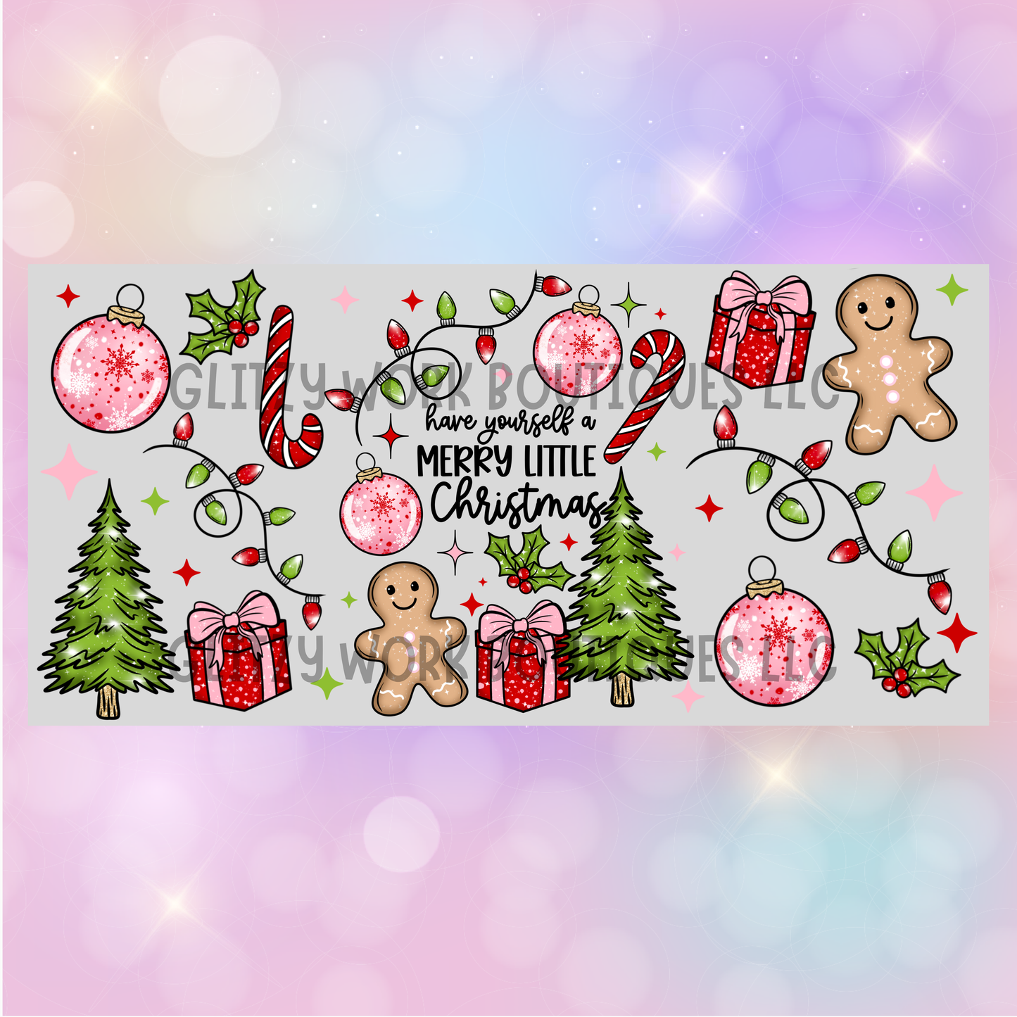 HAVE YOURSELF A MERRY LITTLE CHRISTMAS CUP WRAP