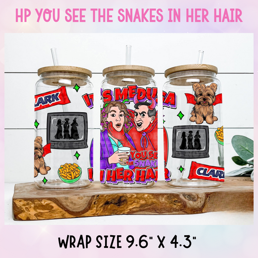 HP YOU SEE THE SNAKES IN HER HAIR CUP WRAP