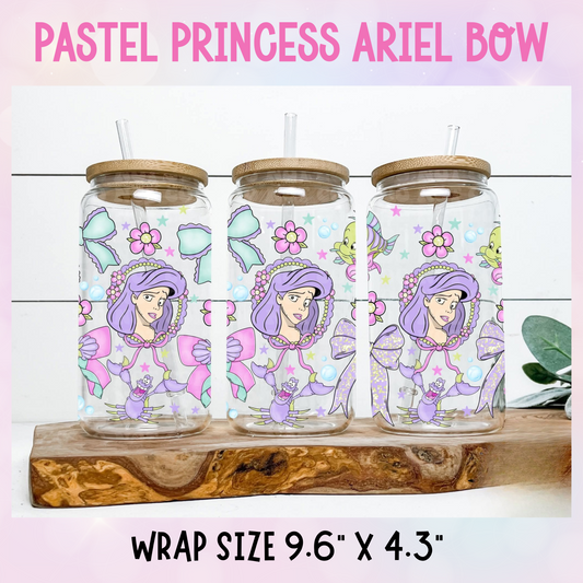 PASTEL PRINCESS ARIEL BOW CUP WRAP