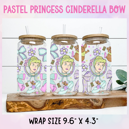 PASTEL PRINCESS CINDERELLA BOW CUP WRAP