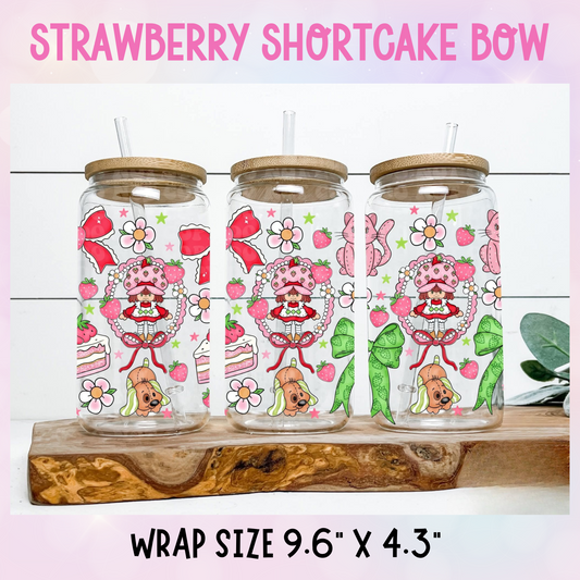 STRAWBERRY SHORTCAKE BOW CUP WRAP