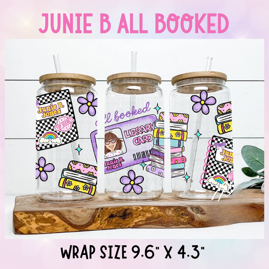 JUNIE B ALL BOOKED CUP WRAP