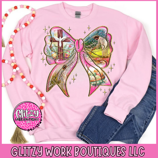 EASTER CHRISTIAN COQUETTE BOW APPAREL