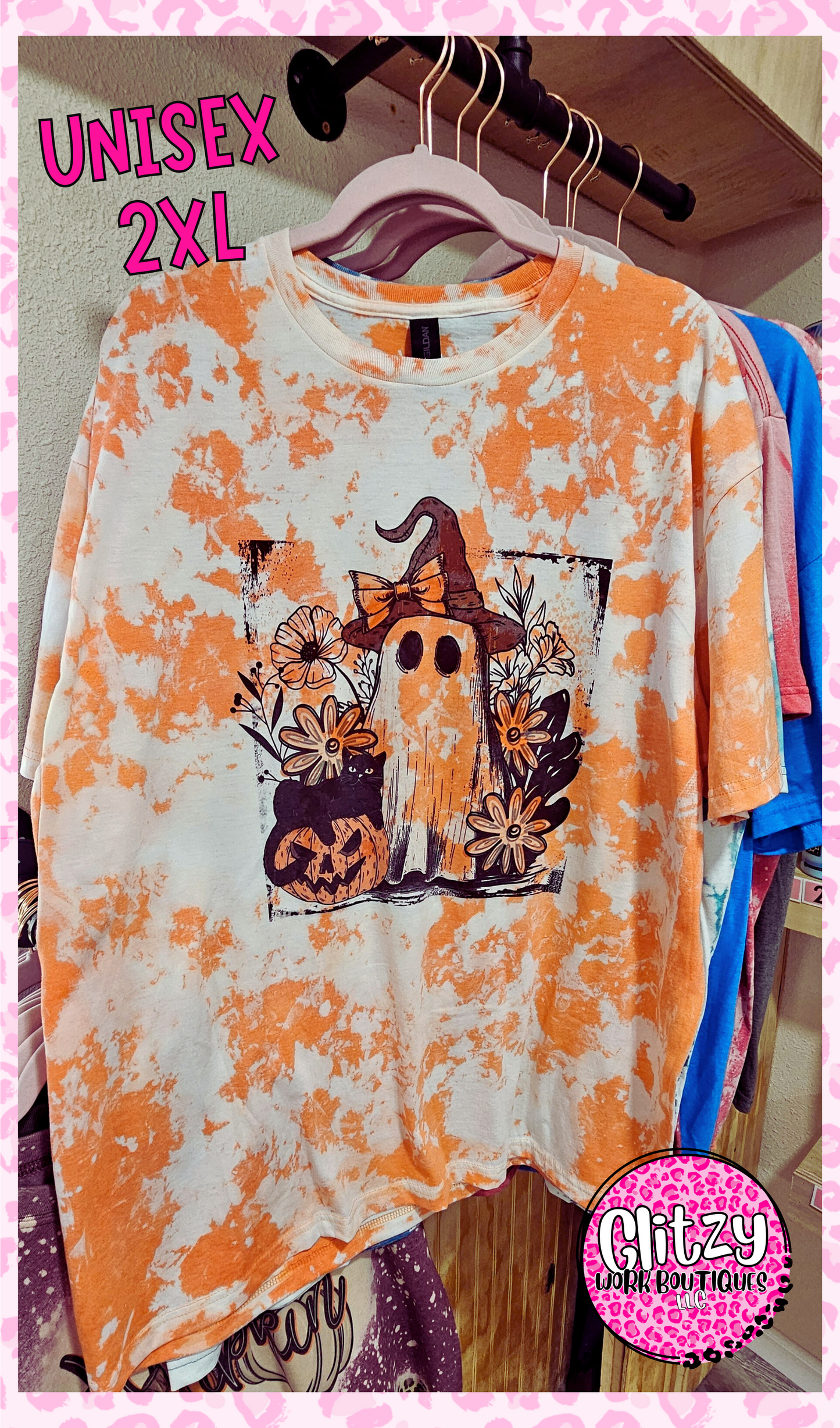 GRUNGE WITCHY GHOST BLEACHED TEE