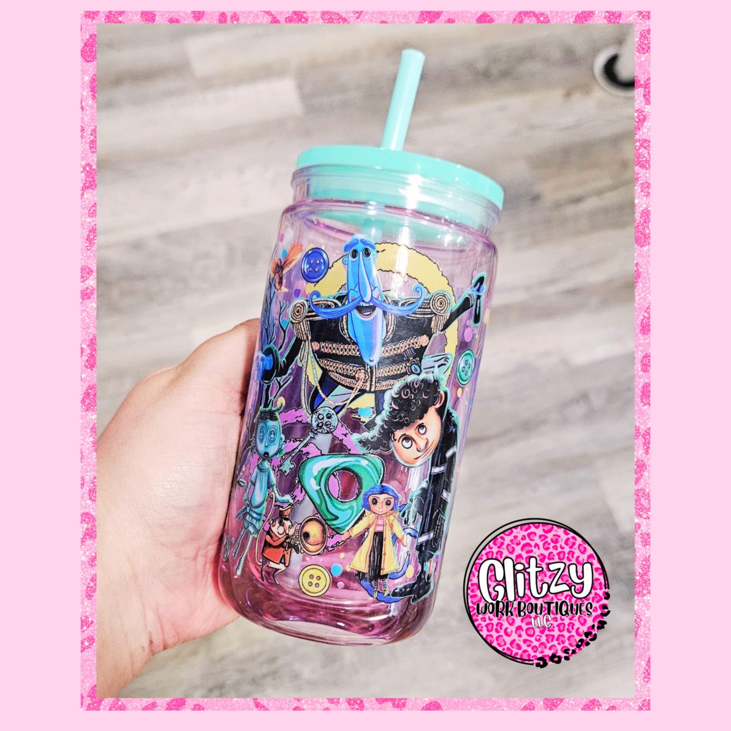 CORALINE DRIP SNOW GLOBE TUMBLER