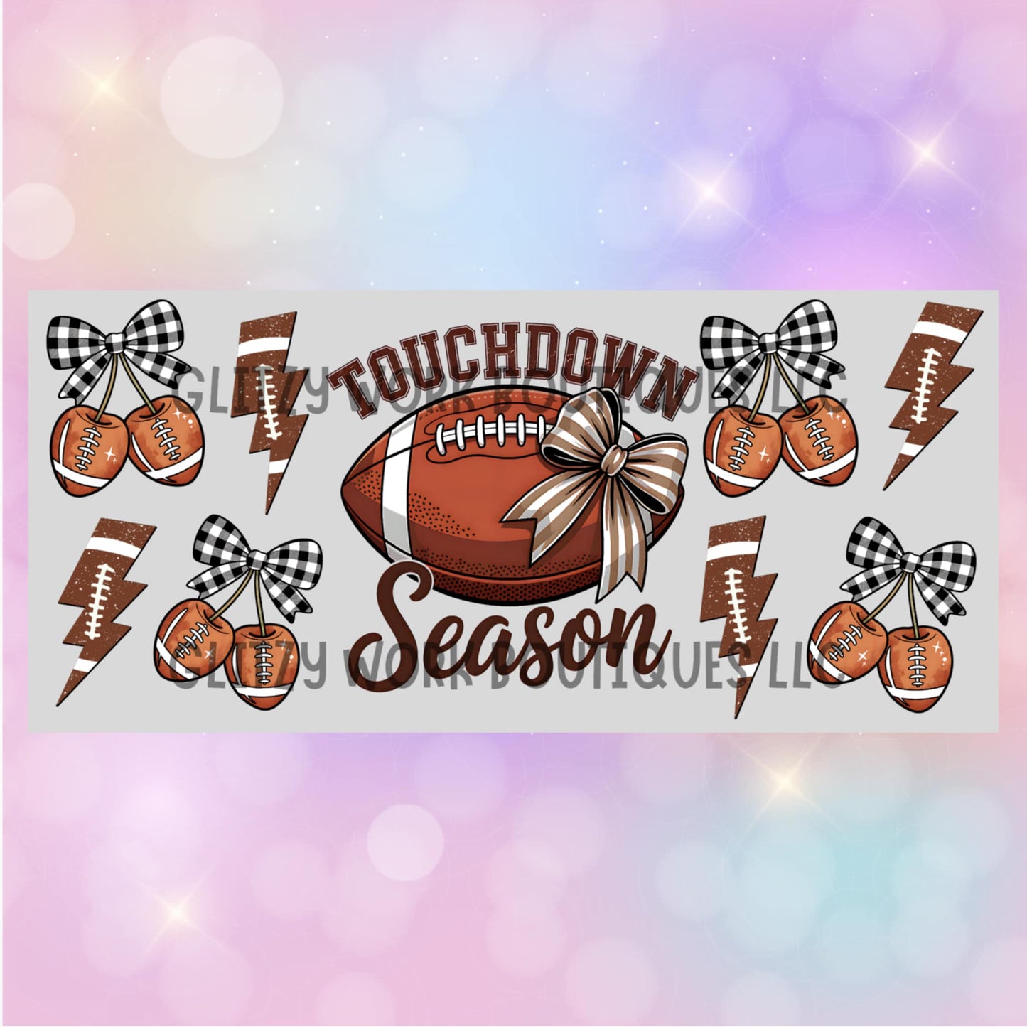 TOUCHDOWN SEASON CUP WRAP