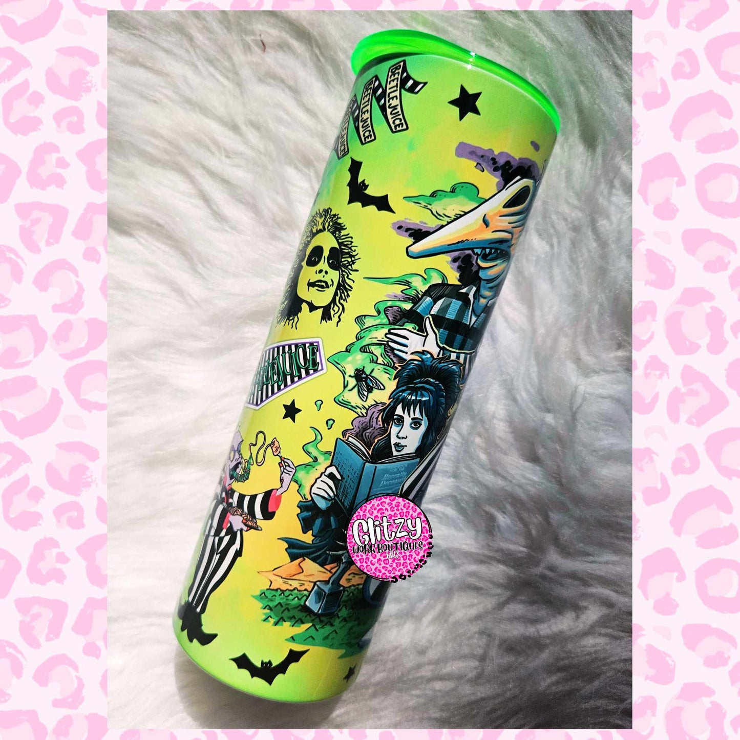 BEETLEJUICE BEETLEJUICE BEETLEJUICE TUMBLER