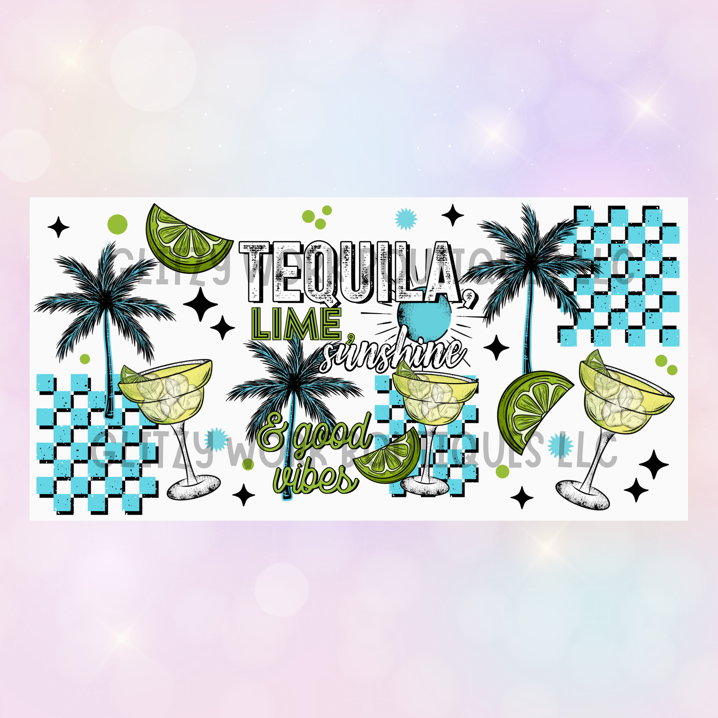 TEQUILA LIME & SUNSHINE UV CUP WRAP