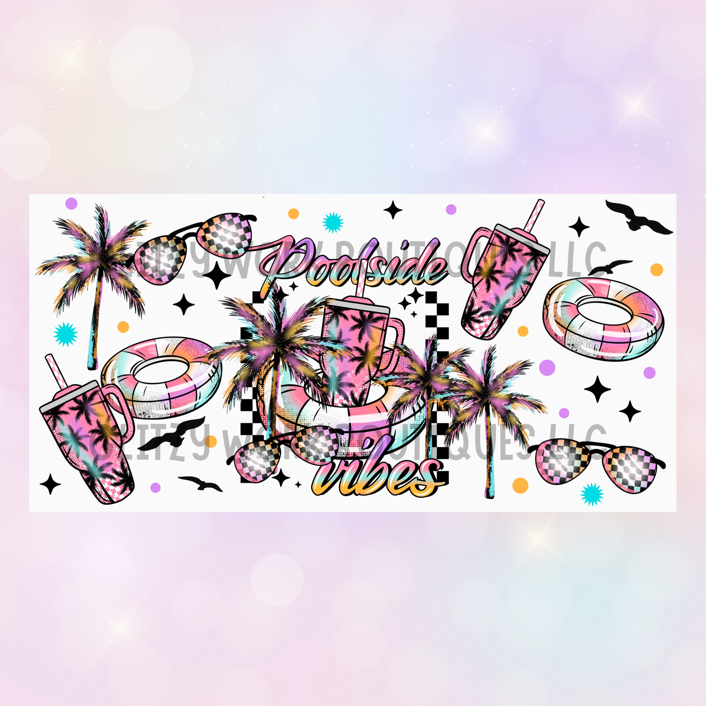 POOLSIDE VIBES UV CUP WRAP