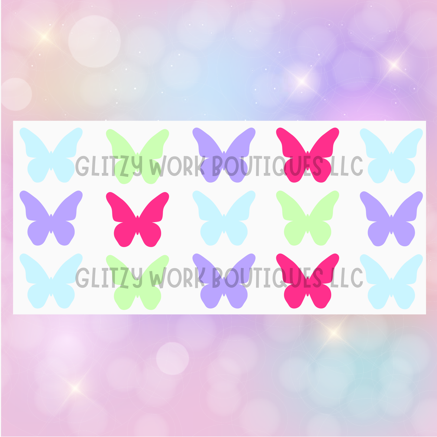 SUMMER BUTTERFLIES CUP WRAP