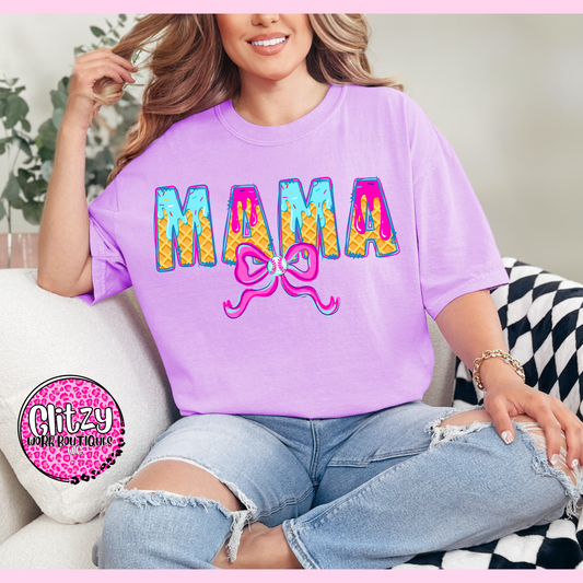 ICE CREAM BASEBALL PRINTED APPAREL