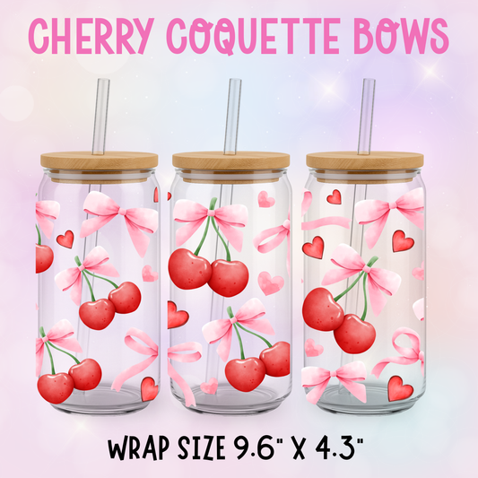 CHERRY COQUETTE BOWS UV CUP WRAP