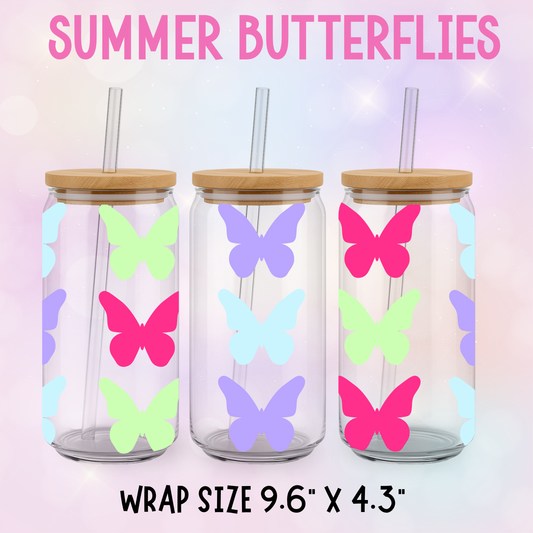 SUMMER BUTTERFLIES CUP WRAP