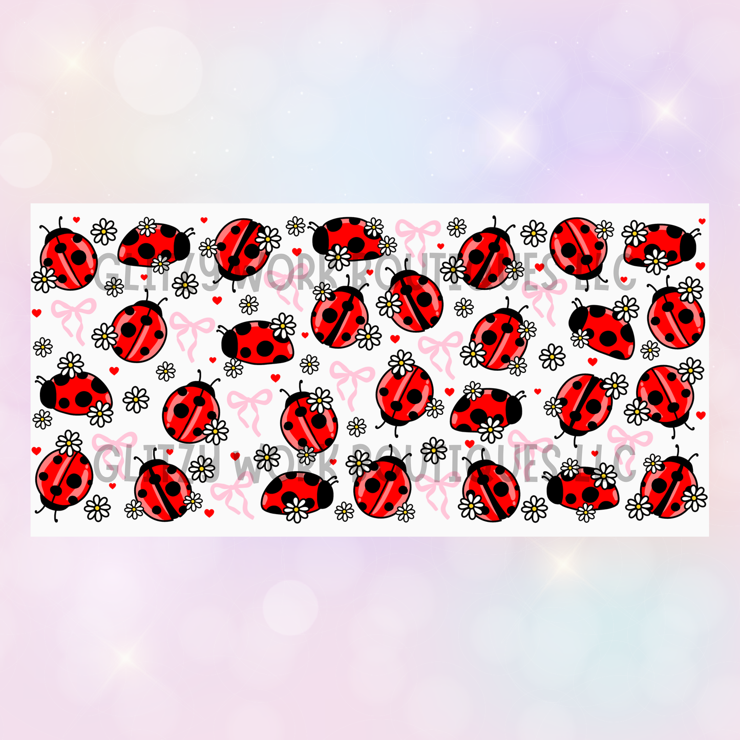 LADY BUGS COQUETTE BOWS UV CUP WRAP
