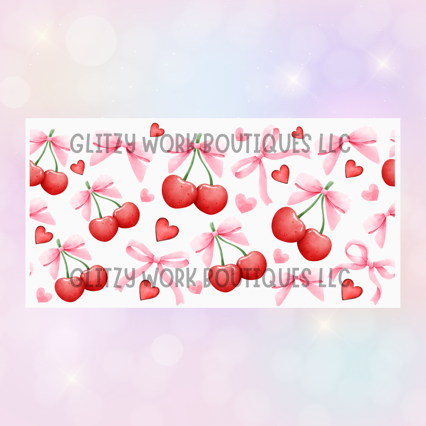 CHERRY COQUETTE BOWS UV CUP WRAP