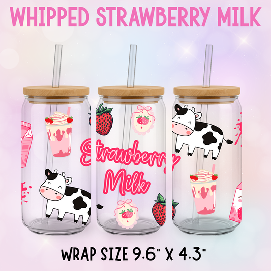 WHIPPED STRAWBERRY MILK CUP WRAP