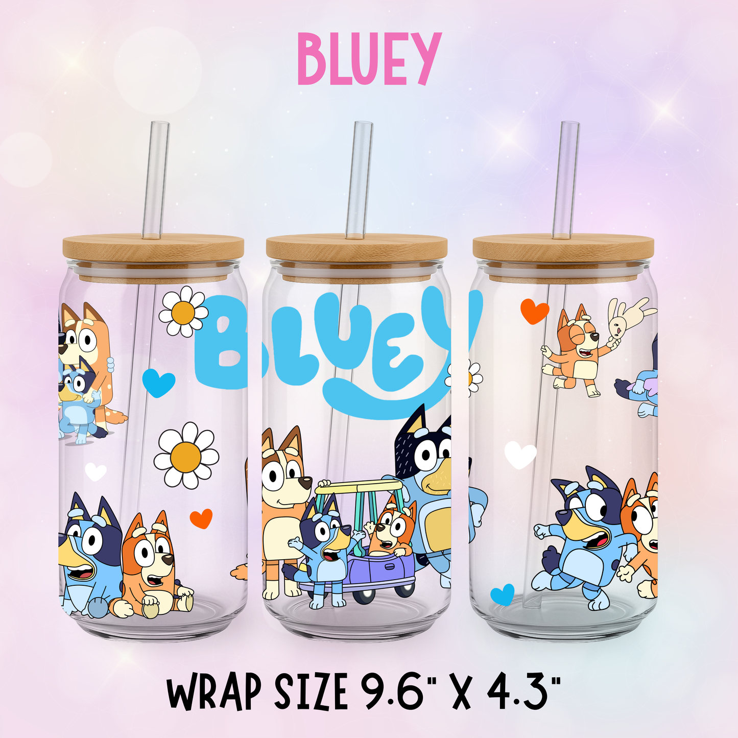 BLUEY UV CUP WRAP