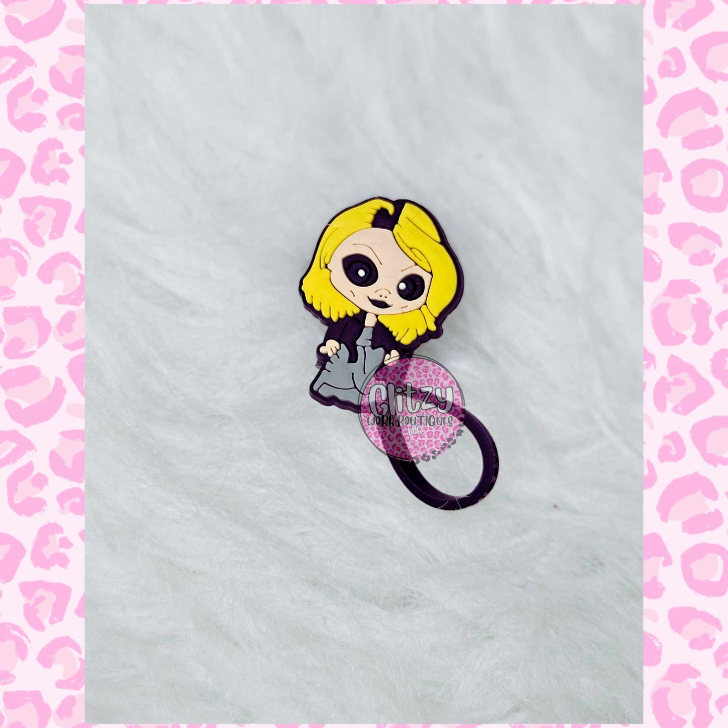 CHUCKY'S BRIDE STRAW TOPPER