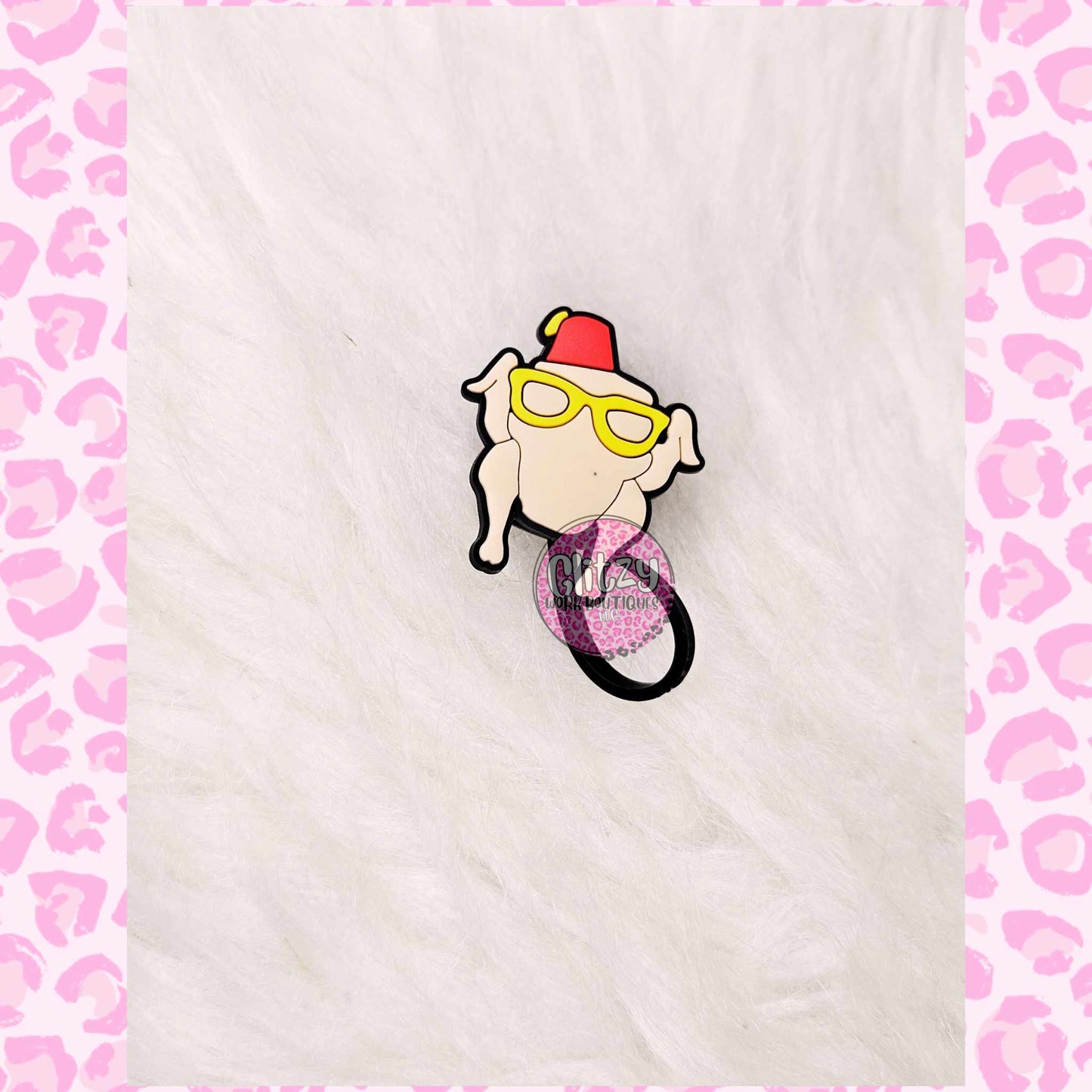 FRIENDS THANKSGIVING TURKEY STRAW TOPPER