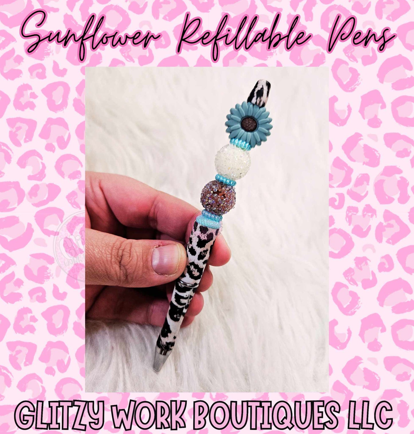 SUNFLOWER REFILLABLE INK PENS