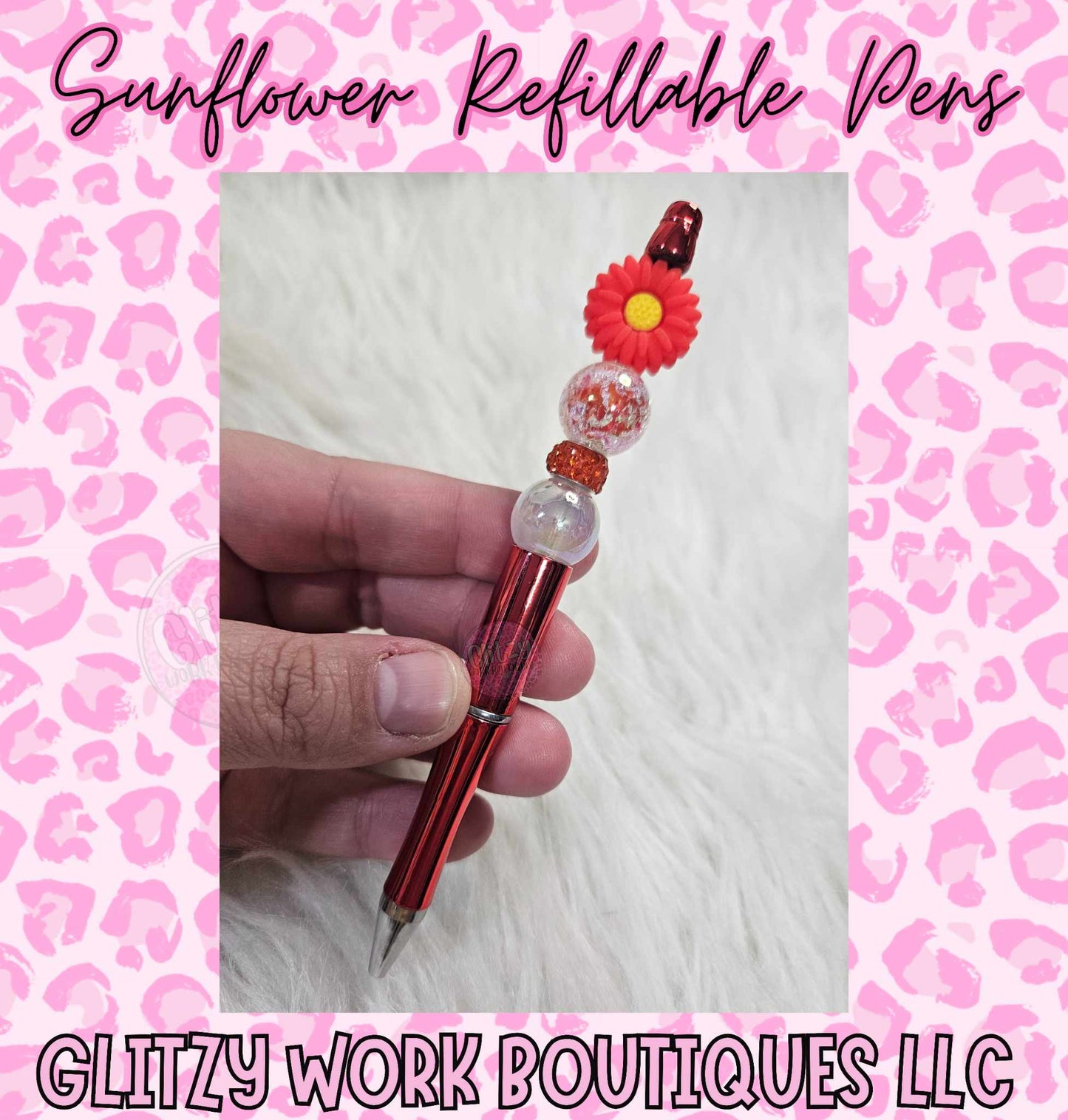 SUNFLOWER REFILLABLE INK PENS