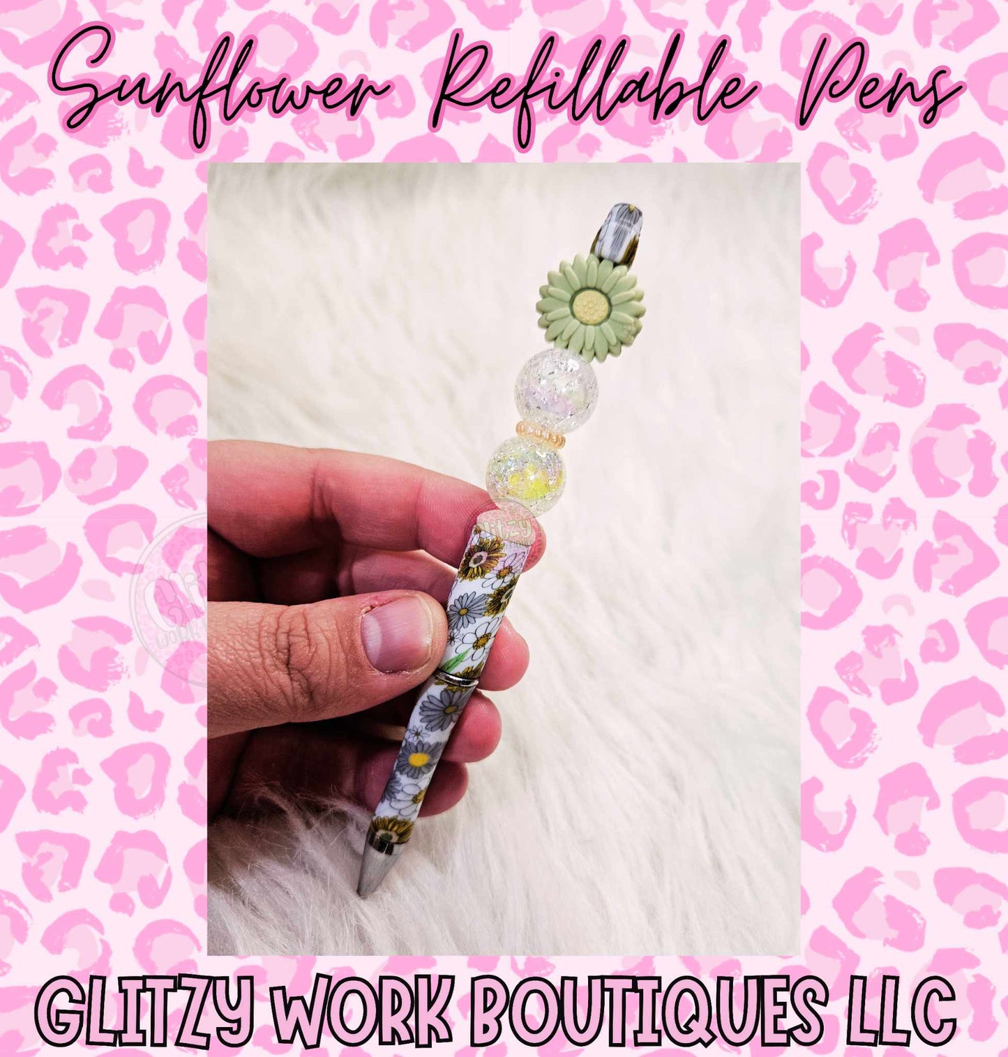 SUNFLOWER REFILLABLE INK PENS