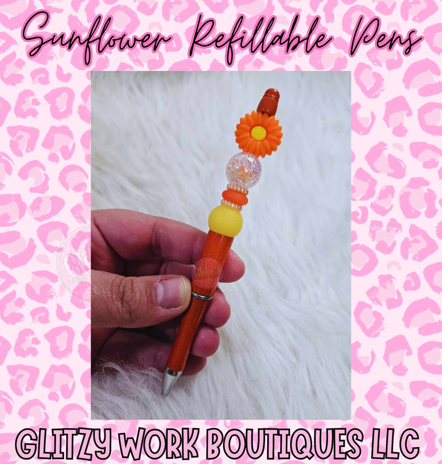 SUNFLOWER REFILLABLE INK PENS