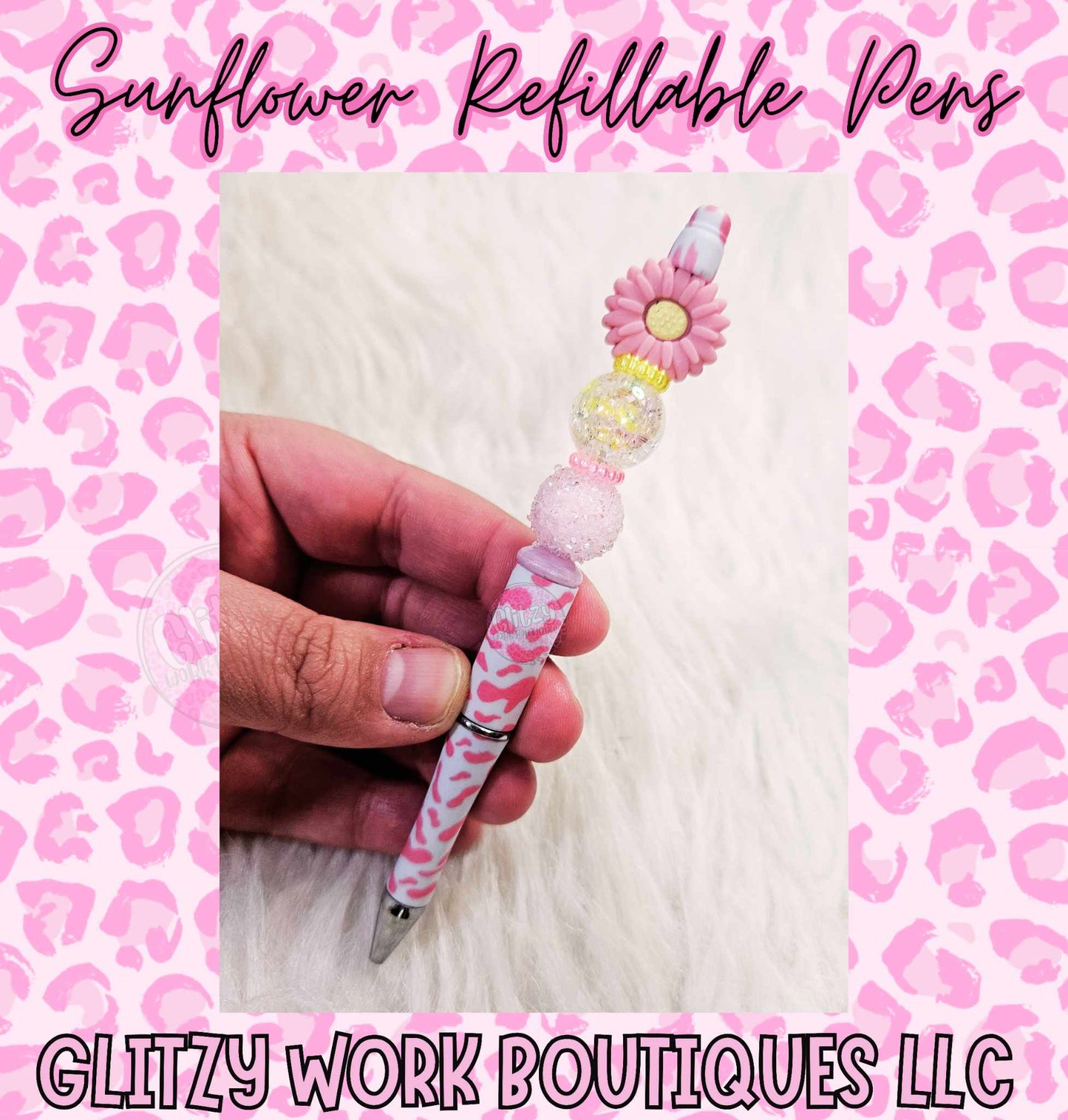 SUNFLOWER REFILLABLE INK PENS