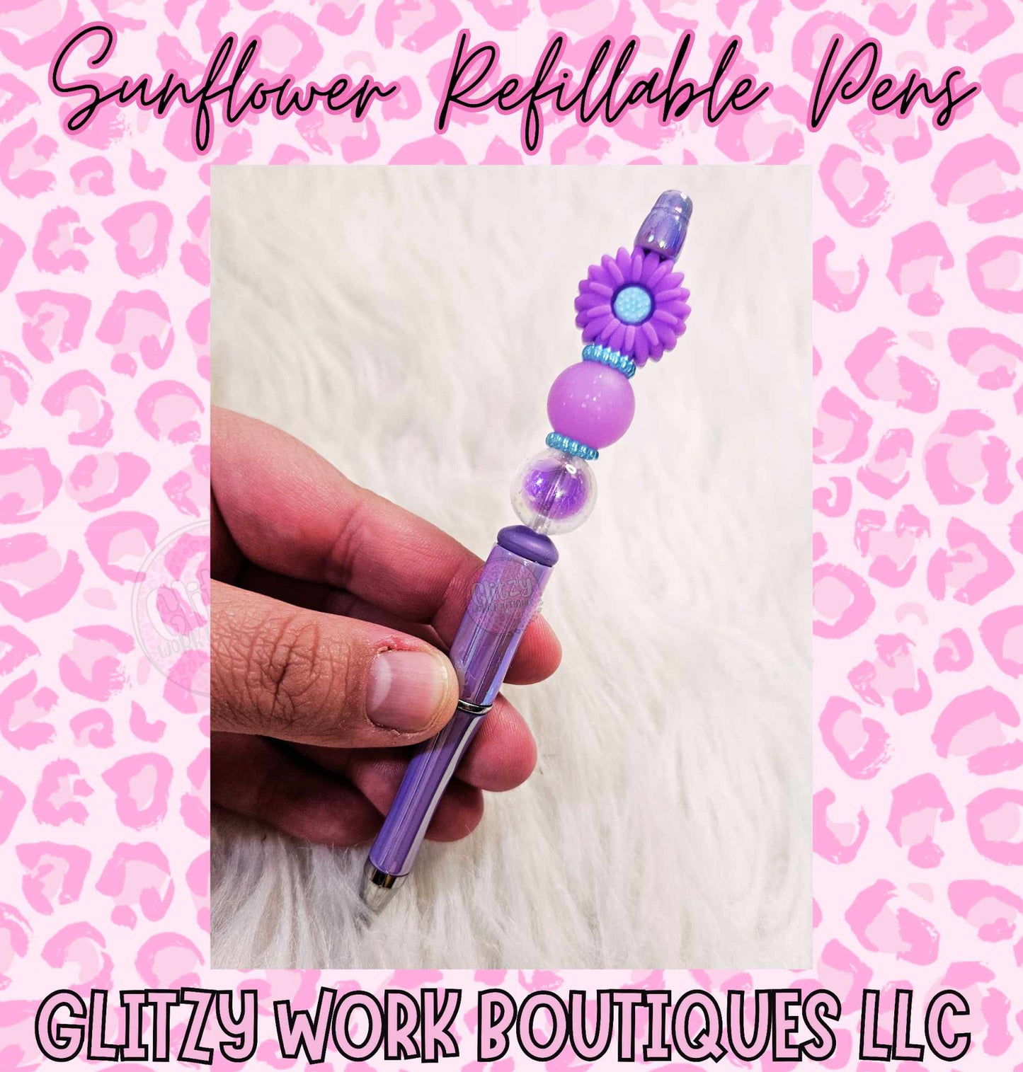 SUNFLOWER REFILLABLE INK PENS