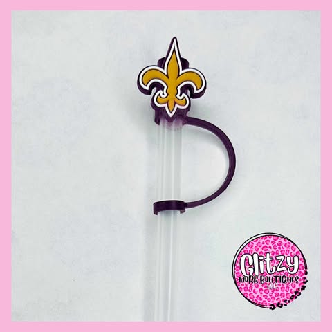 NEW ORLEANS SAINTS STRAW TOPPER