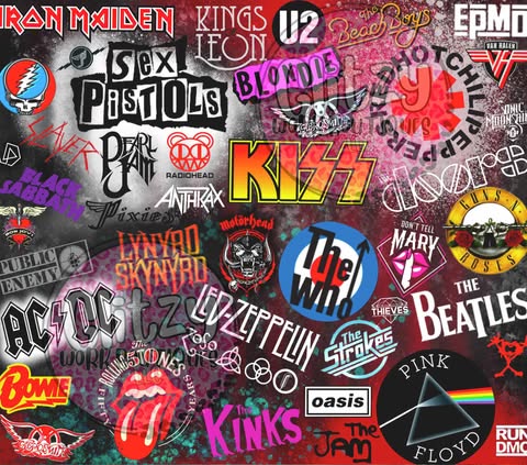 ROCK BAND SUBLIMATION TUMBLER TRANSFER