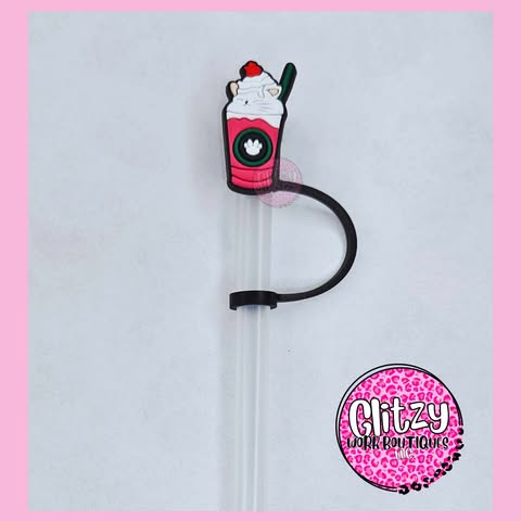 SHAKIN UP KITTY STRAW TOPPER