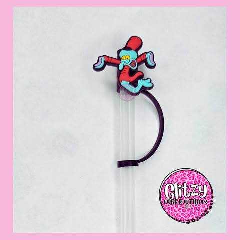 SQUIDWARD STRAW TOPPER