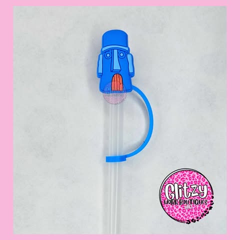 SQUIDWARD TENTACLE STRAW TOPPER