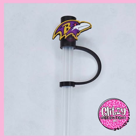 BALTIMORE RAVENS STRAW TOPPER