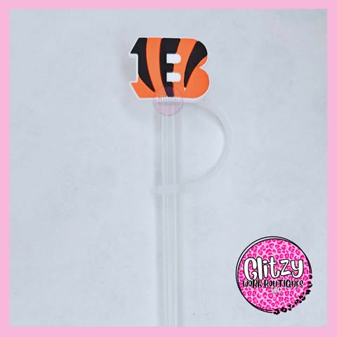 CINCINNATI BENGALS STRAW TOPPER