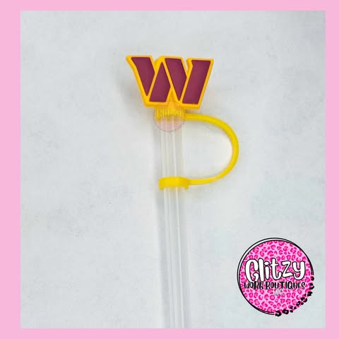 WASHINGTON COMMANDERS STRAW TOPPER
