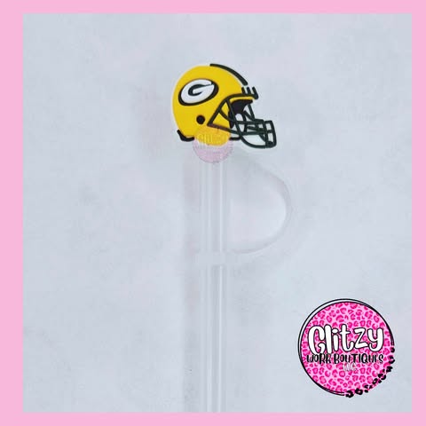 GREEN BAY HELMET STRAW TOPPER