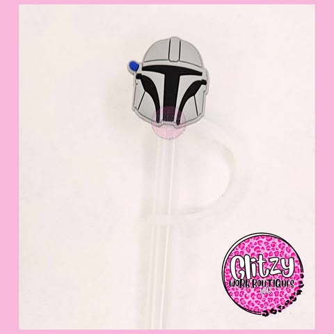 MANDALORIAN STRAW TOPPER
