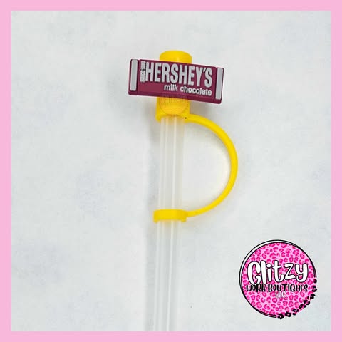 HERSHEY'S CANDY BAR STRAW TOPPER