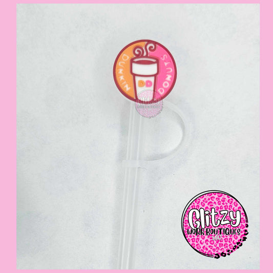 DUNKIN DONUTS STRAW TOPPER