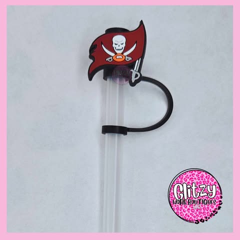 TAMPA BAY BUCCANEERS STRAW TOPPER