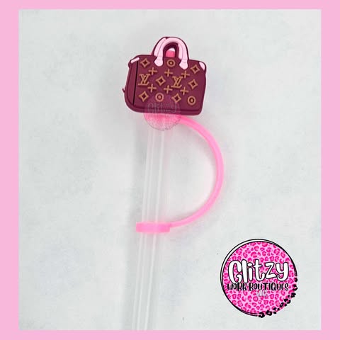 LV PURSE STRAW TOPPER