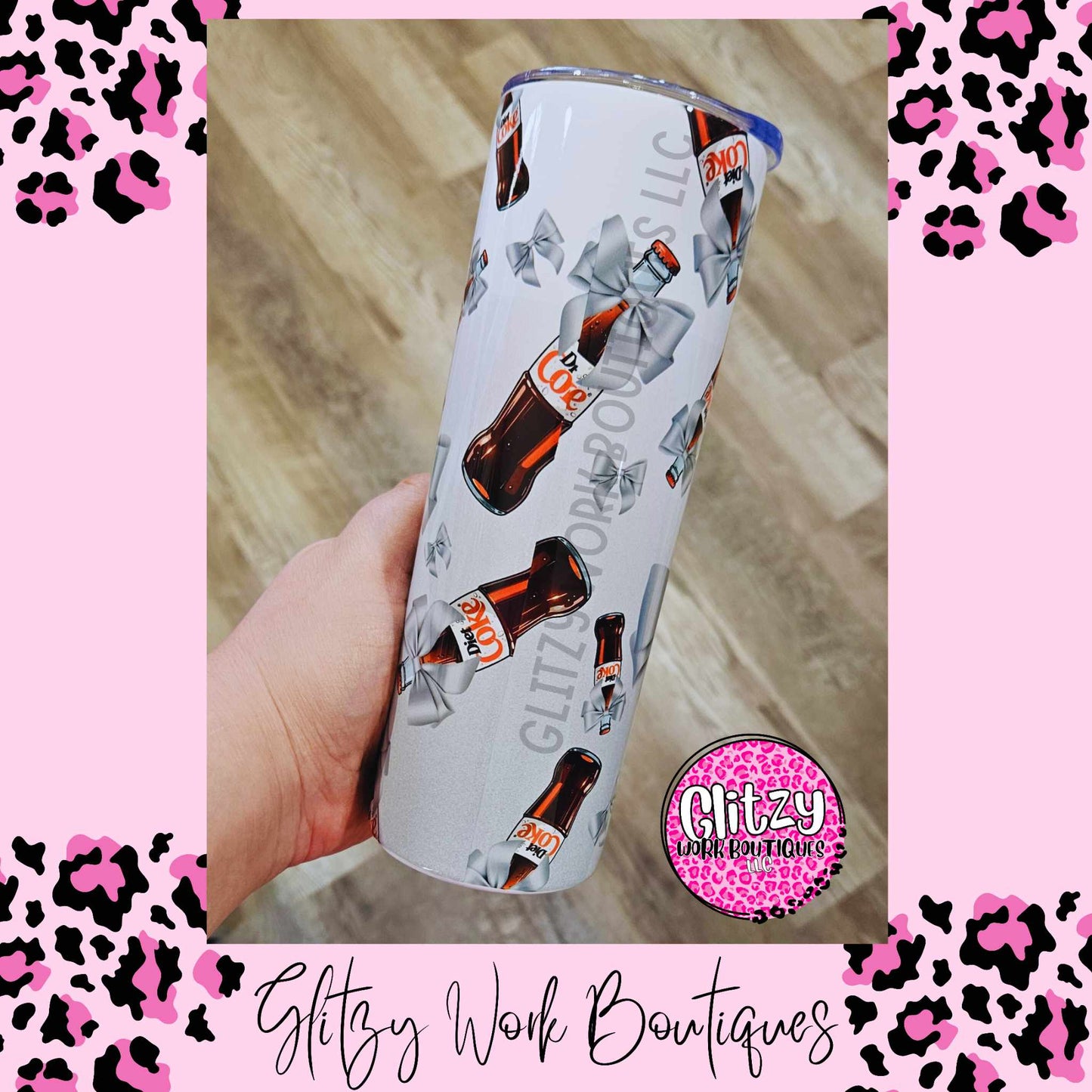 DIET COKE COQUETTE BOW TUMBLER