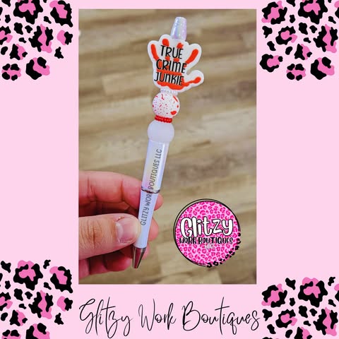 TRUE CRIME JUNKIE REFILLABLE INK PENS