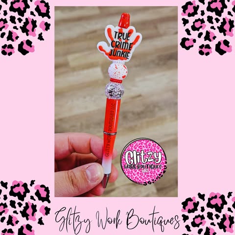 TRUE CRIME JUNKIE REFILLABLE INK PENS
