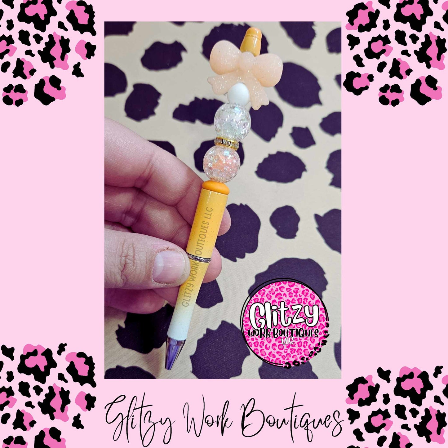 COQUETTE BOW REFILLABLE INK PENS